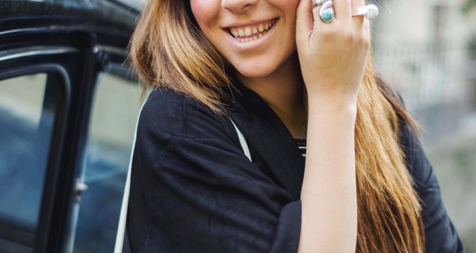 Black on white on black