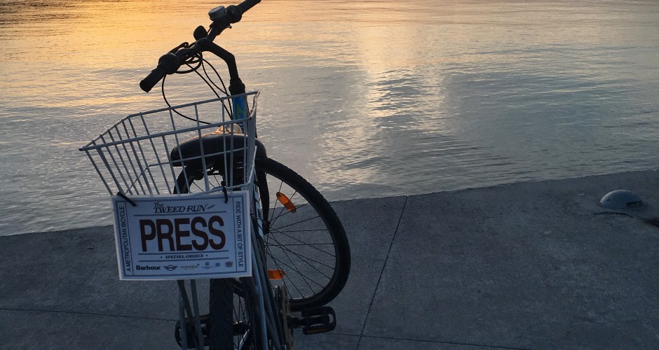 Tweed Run Spetses 2016 with Barbour